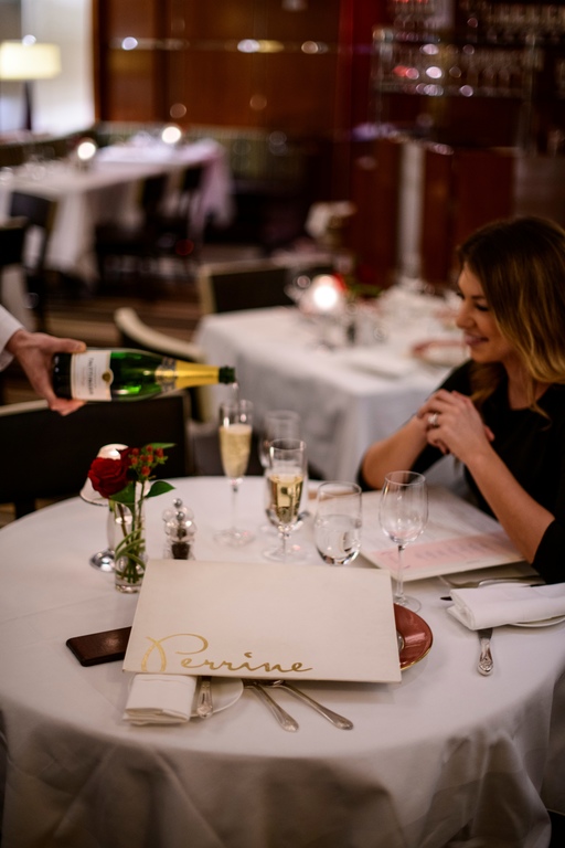 Champagne Poured into people's glasses