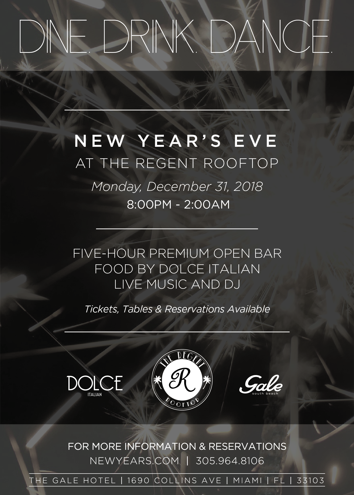 New Year's Eve at The Regent Rooftop
