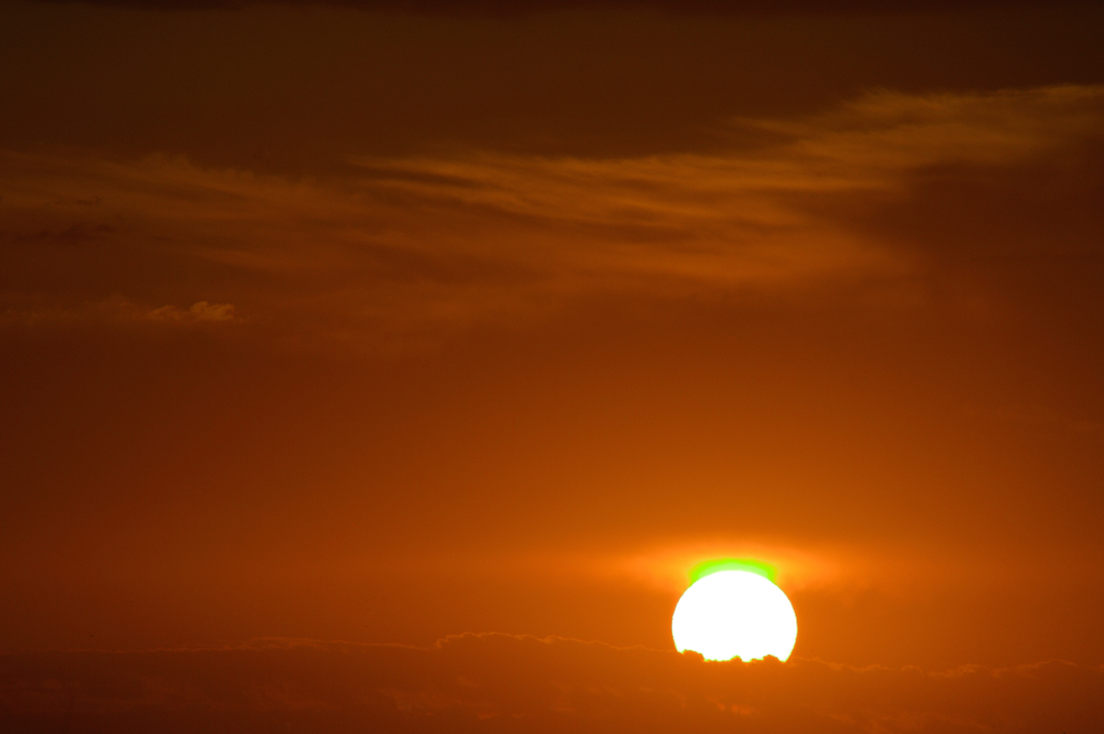 Celebrating Sunset & Eyeing The Green Flash