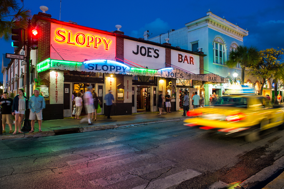 bars on duval street key west