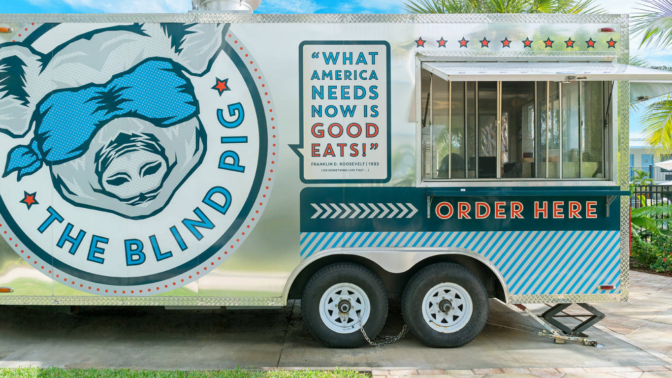 Order Here The blind pig Truck