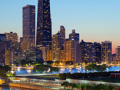 chicago nightview