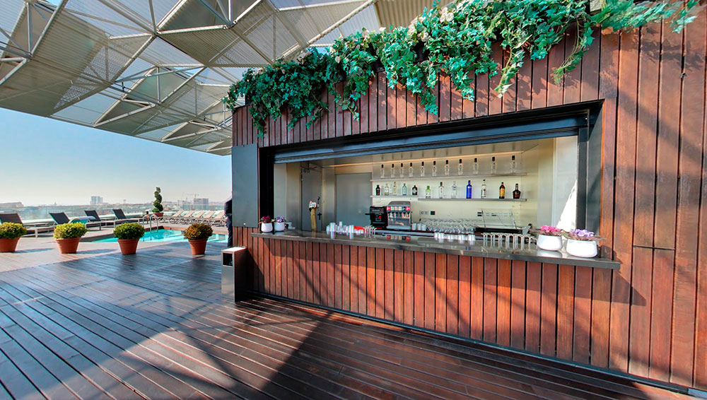 Live Music and a 360-Degree View of Barcelona from Our Rooftop Bar