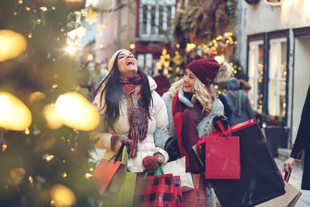 Holiday shopping in New York