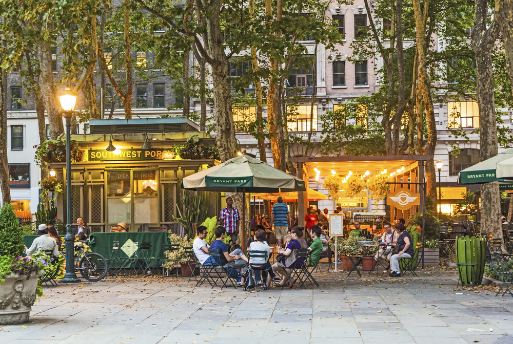 Restaurant at on sale bryant park