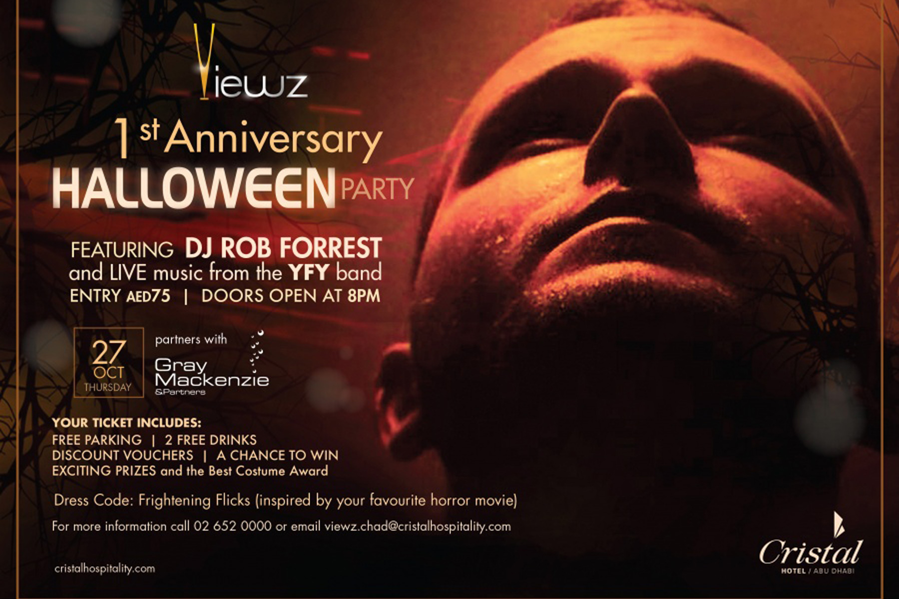 VIEWZ CELEBRATES ITS FIRST ANNIVERSARY WITH A HALLOWEEN PARTY