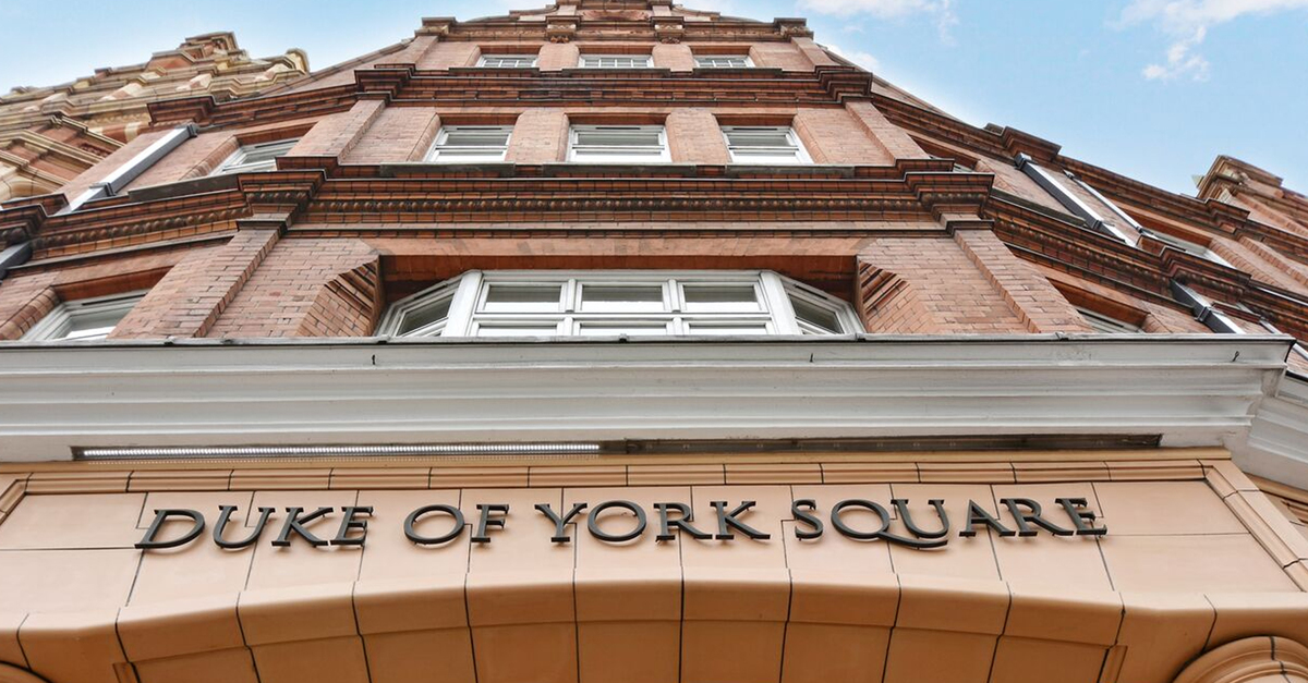 Entrance to Duke of York Square off King's Road