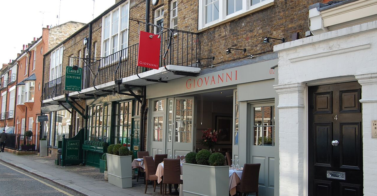Another of many great restaurants in Knightsbridge
