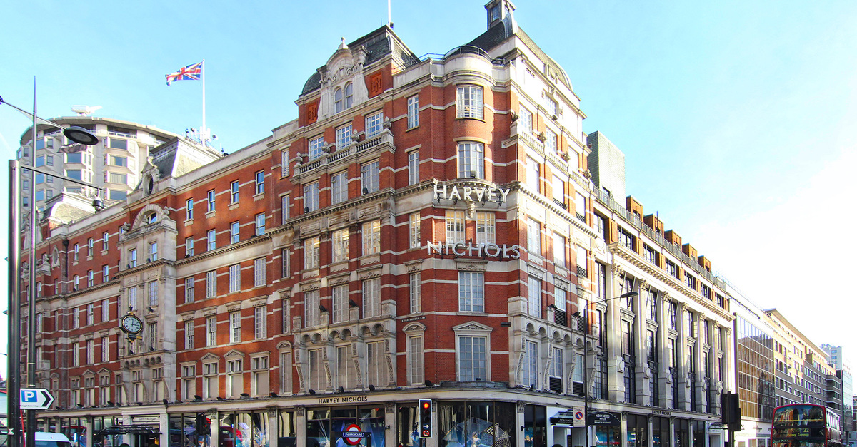 Harvey Nicols famous store at Knightsbridge