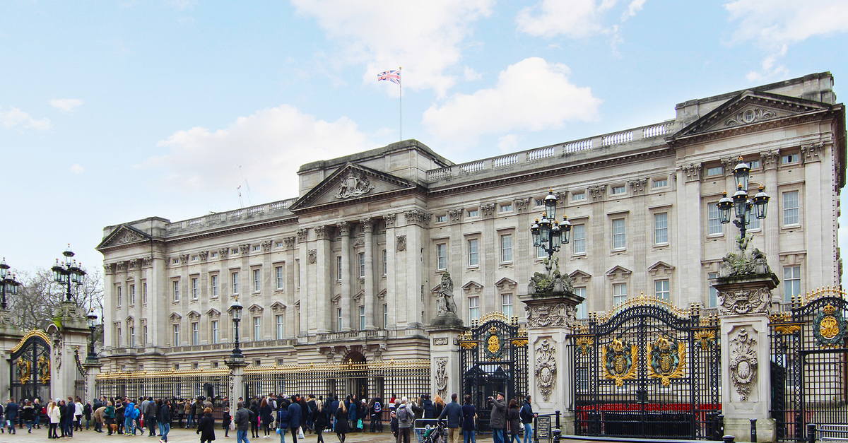 World famous Buckingham Palace
