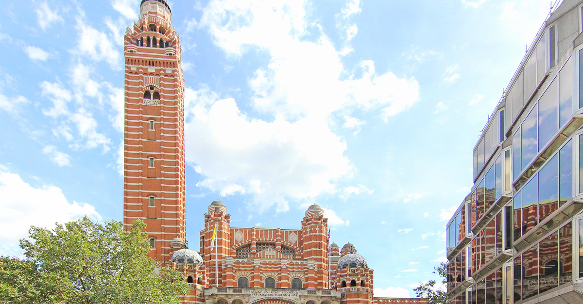 Westminster Cathedral on Victoria Street, Westminster
