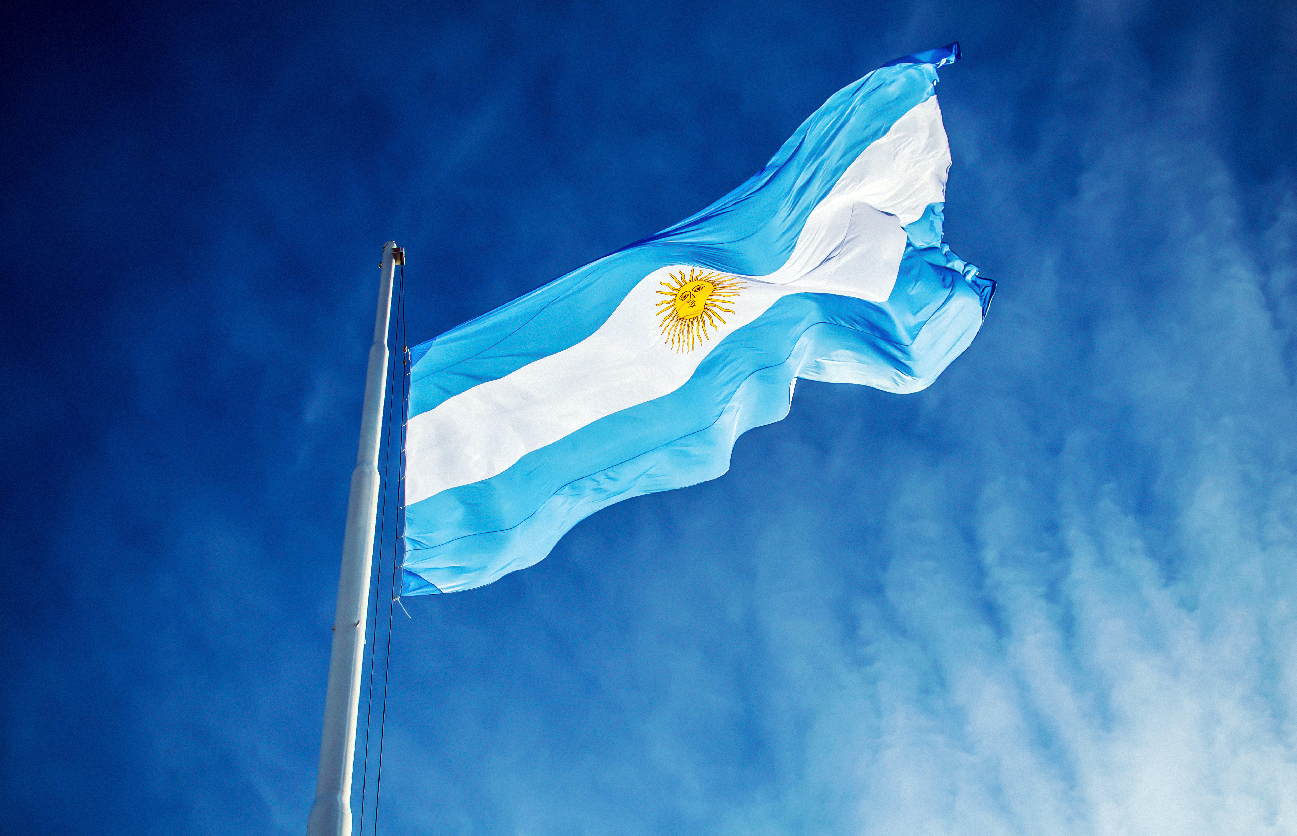 Argentinean-flag-waving