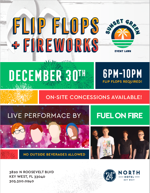  Flip Flops + Fireworks